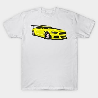 MUSTANG WIDEBODY YELLOW T-Shirt